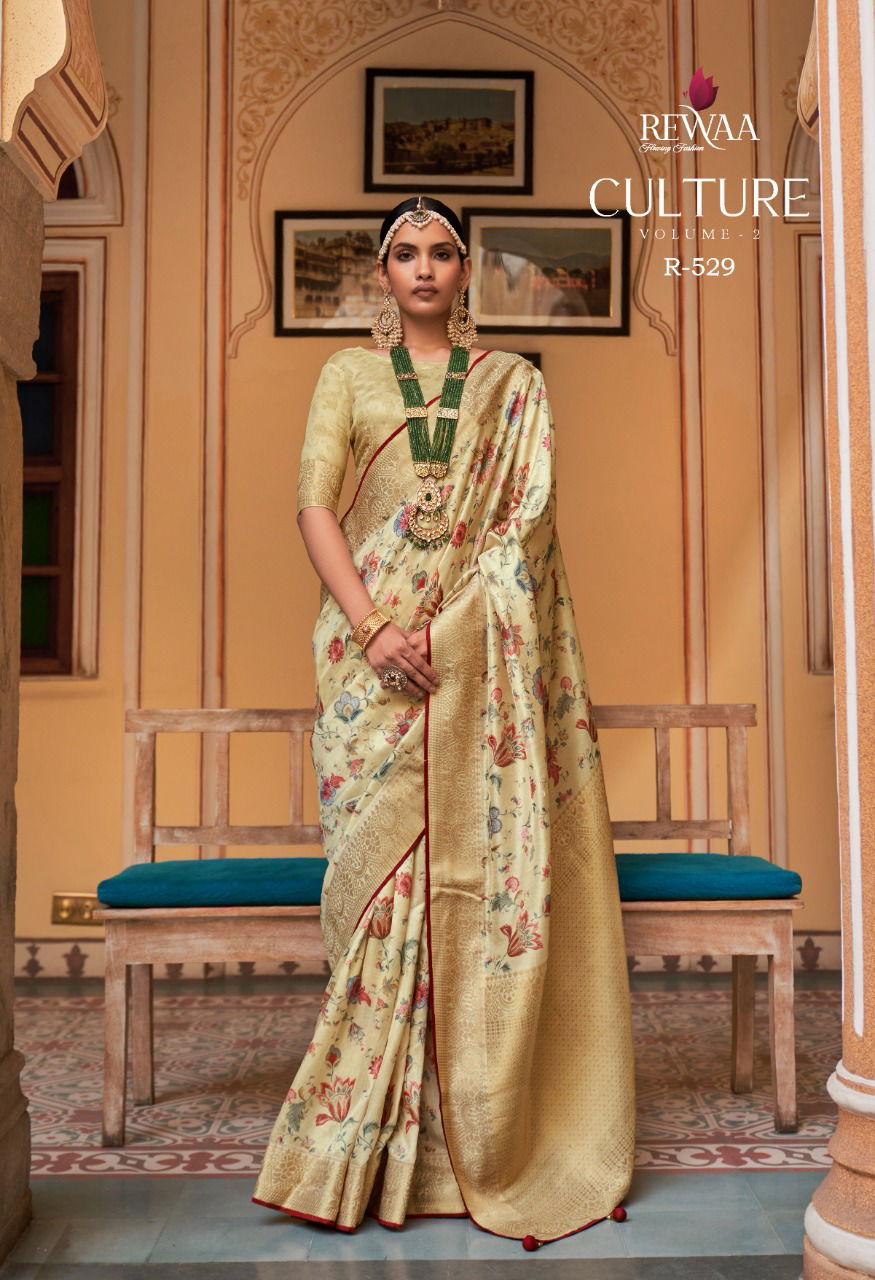 Rewaa Culture 2 Heavy Festive Wear Wholesale Saree Collection 